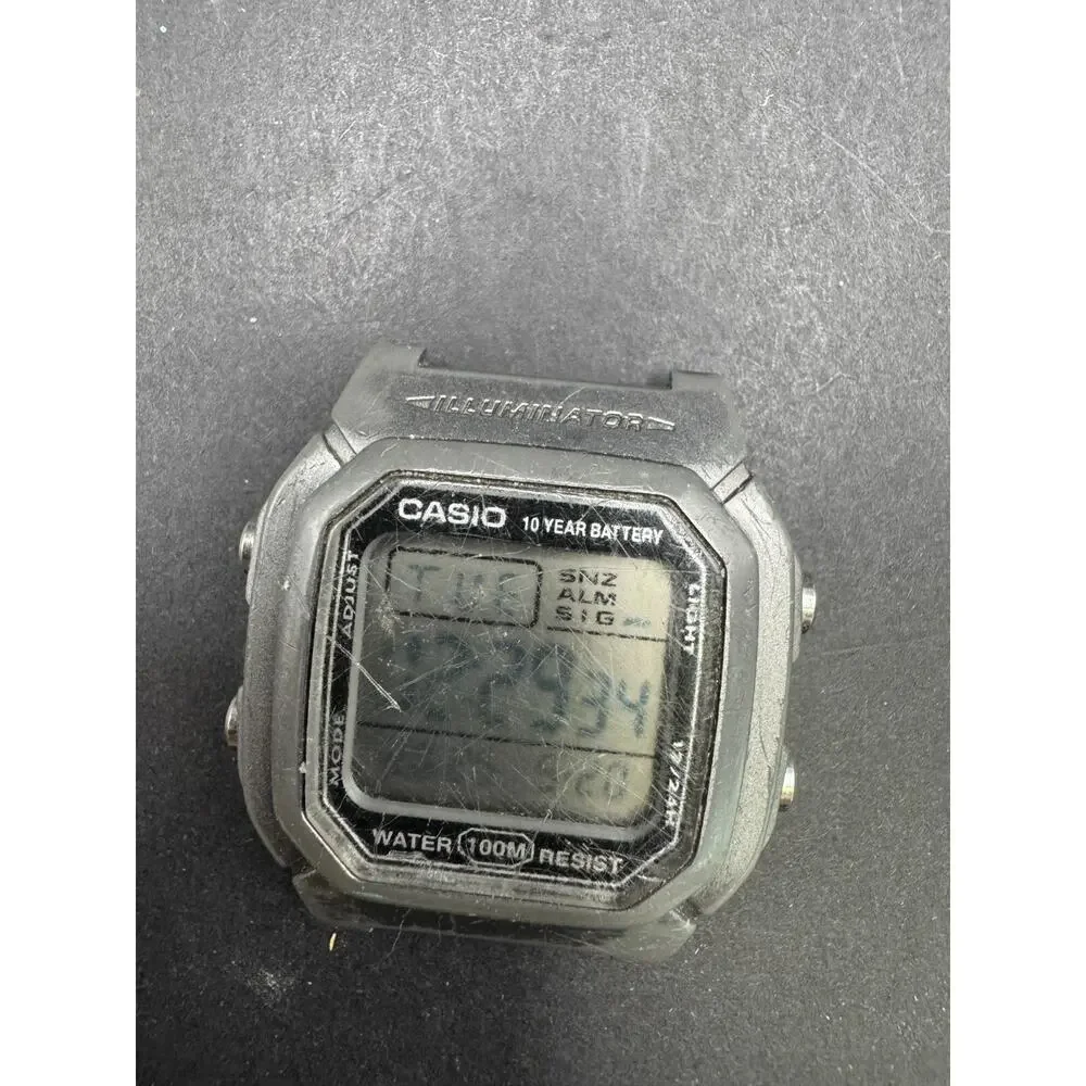 Casio Illuminator Adult Classic Digital Sport Watch W-800HM 7AKC Working